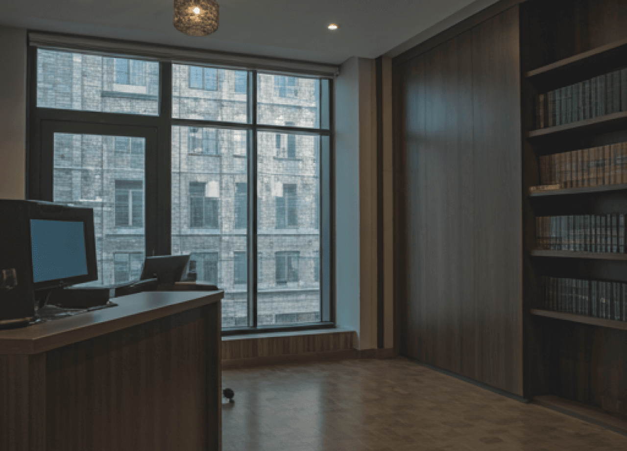 Modern home office interior